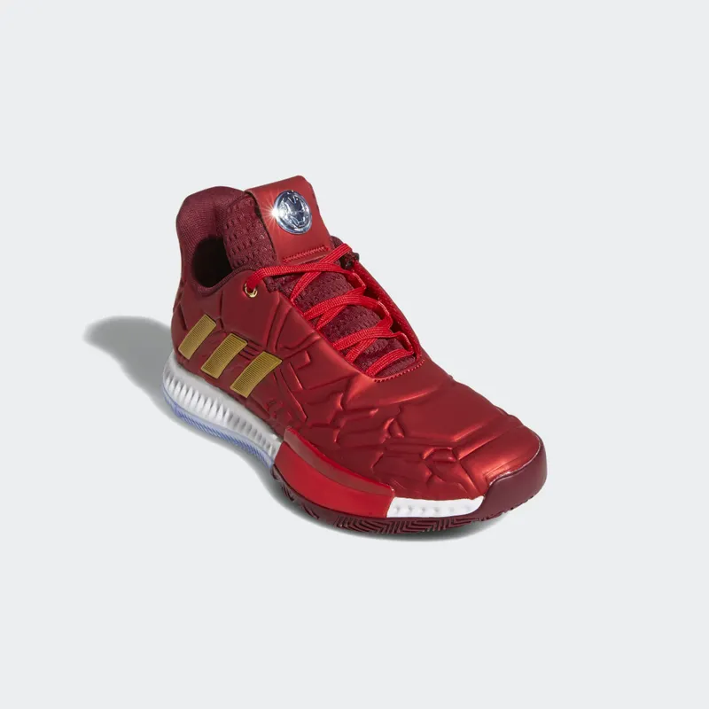 adidas Harden Vol. 3 Marvel Iron Man (Youth) Scarlet/Collegiate Burgundy/Gold Metallic (EG2626)