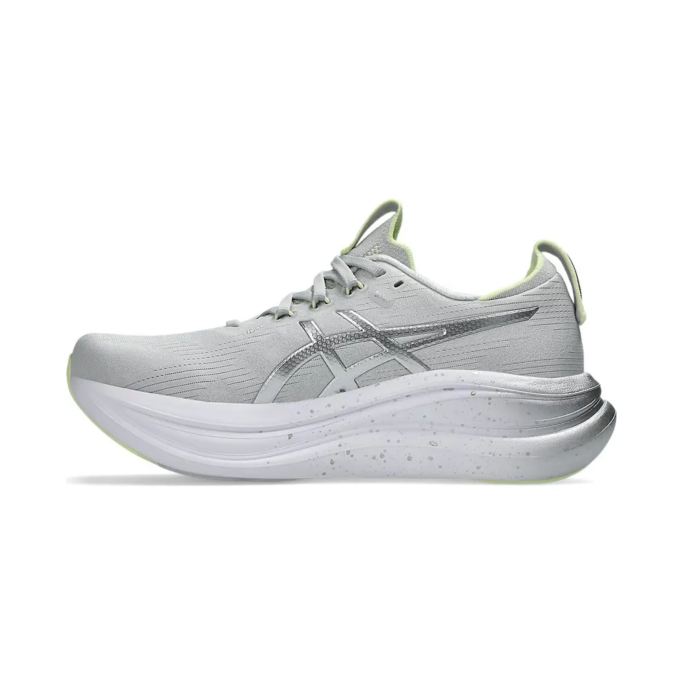 ASICS GEL-NIMBUS 28 PLATINUM “Platinum / Glow Green” (1012C068-020)