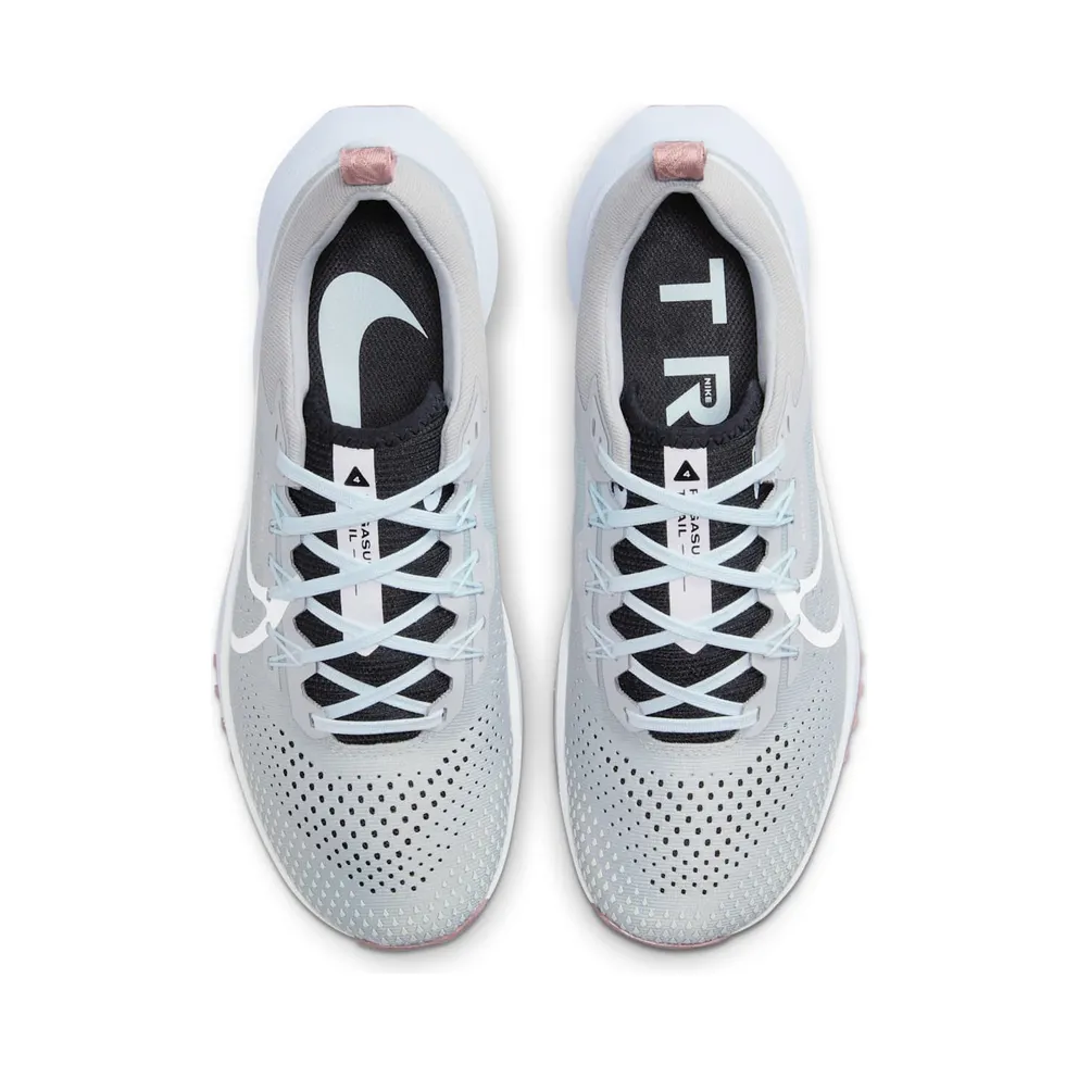 Nike React Pegasus Trail 4 Light Smoke Grey Black Glacier Blue White (DJ6159-005)