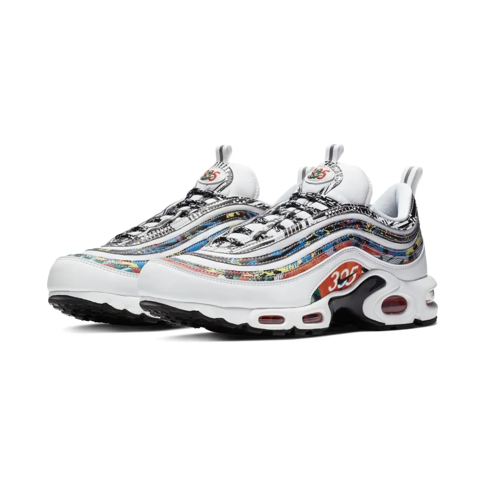 Nike Air Max Plus 97 City Pride Miami White/Black-Habanero Red-Dynamic Yellow-Neptune Green (BV1227-100)