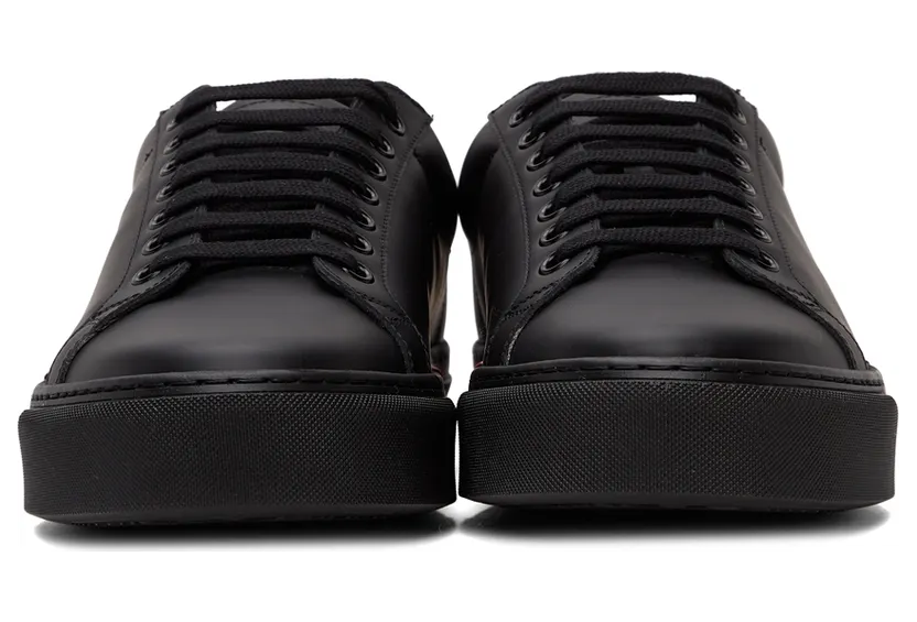 Burberry Black Bio-Based Stripe Sole Sneakers (8042172) (2)