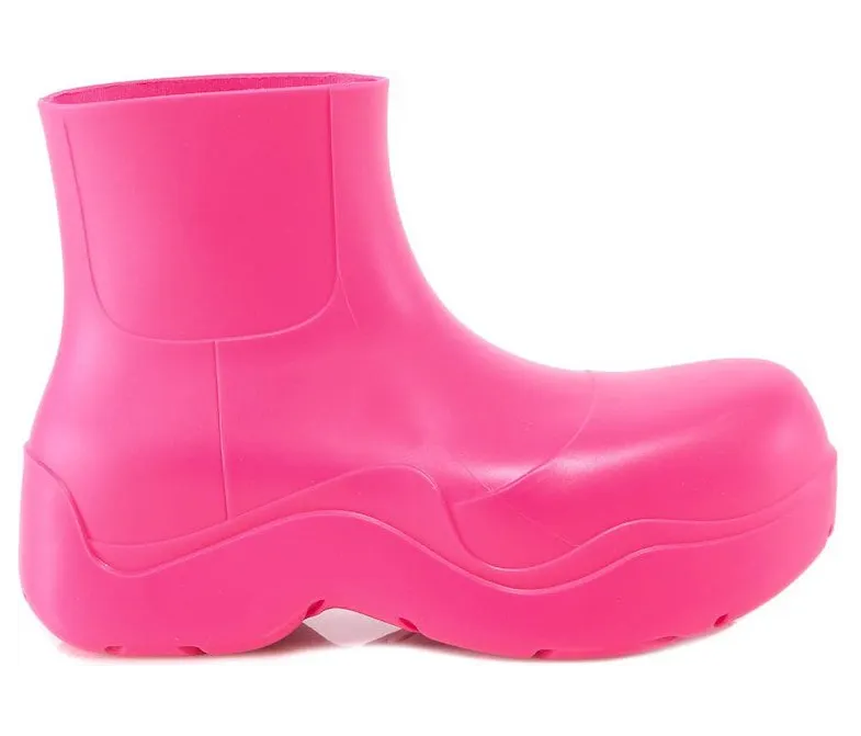 Bottega Veneta Puddle Ankle Boot Pink (640045V00P05521)