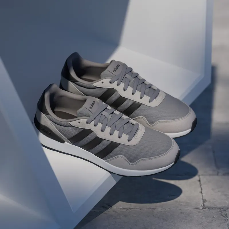 Adidas Run 60s 4.0 Grey Three / Core Black / Grey Two (JR6624)