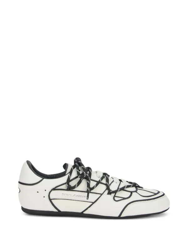 Dolce & Gabbana contrast-piping lace-up – White (CS2448A0703)