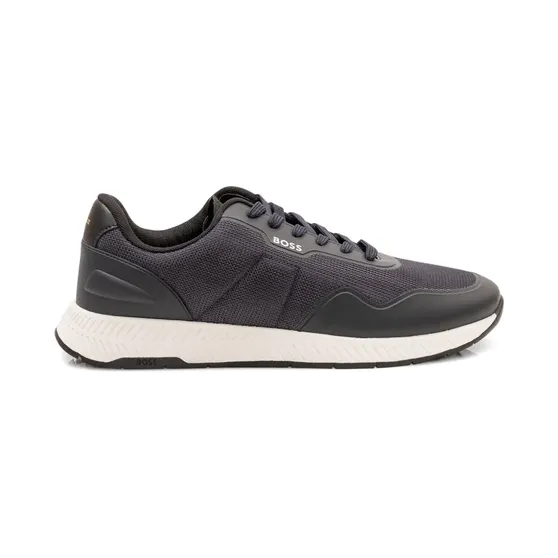 Hugo Boss Boss Ttnm mesh met gladde afwerking “Black” (50563962)