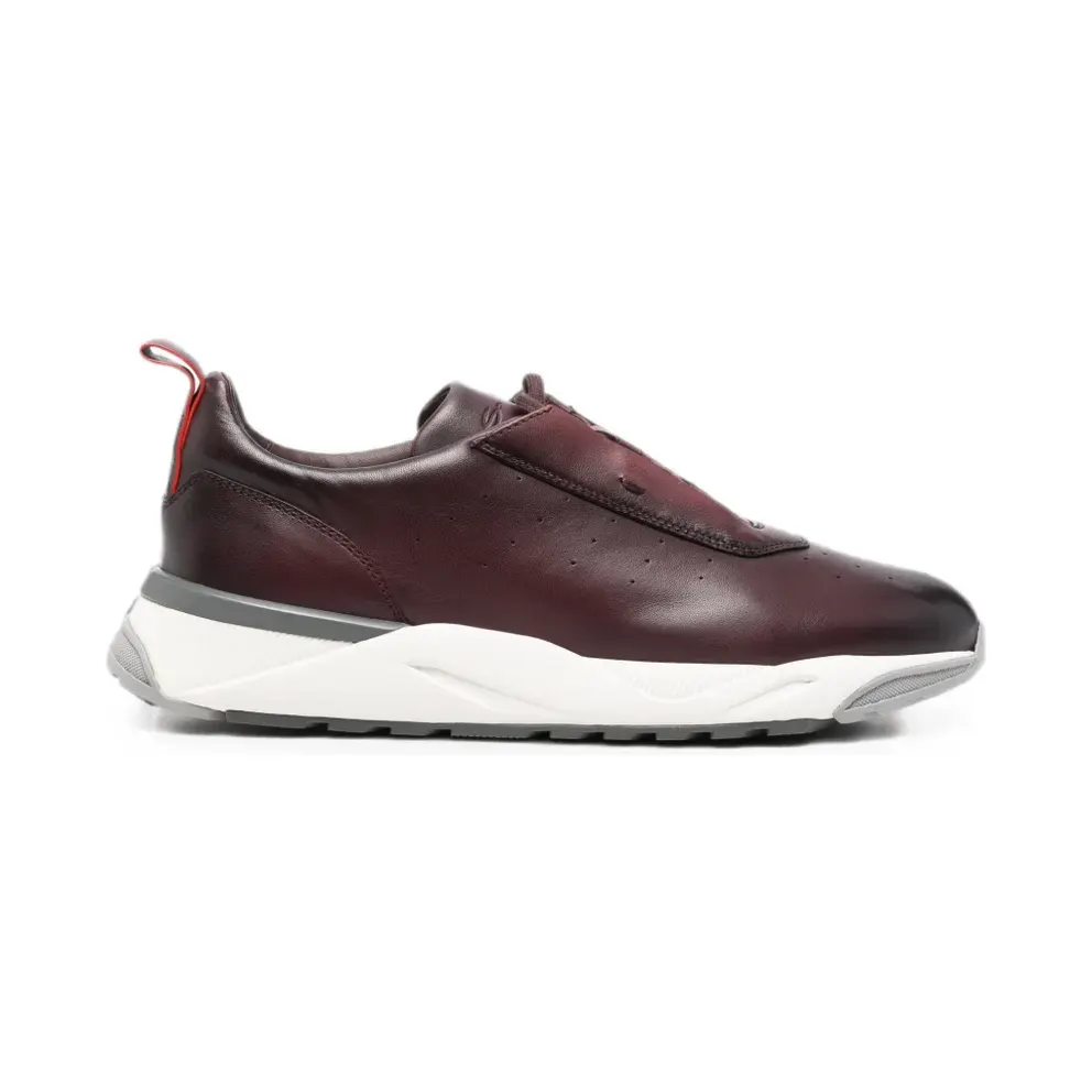 Santoni Geperforeerde leren – Red (MBIM22027BGRTGON)