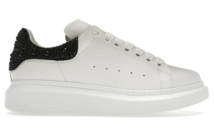 Alexander McQueen Oversized White Black Crystals (666407WIA4Z9581)