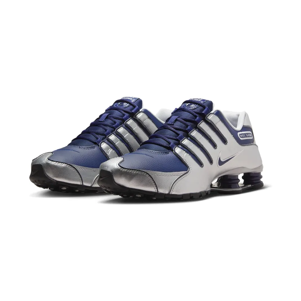 Nike Shox NZ Midnight Navy Metallic Silver (378341-402)
