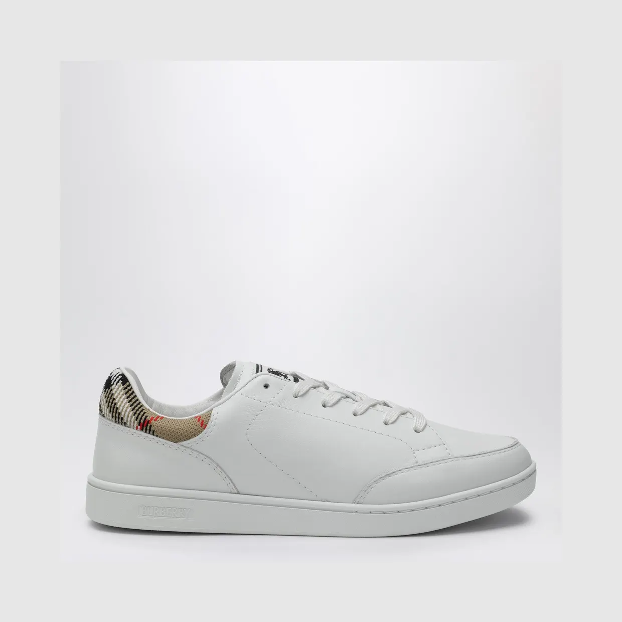 Burberry Set Sneakers in white leather and Check 8118865173274/S_BURBE-C4579_500-39