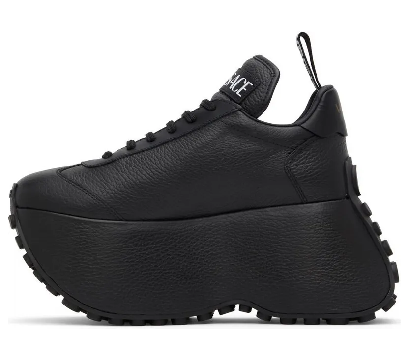Versace Black Triplatform Sneakers (1004529_1A03272_1B00V) (3)