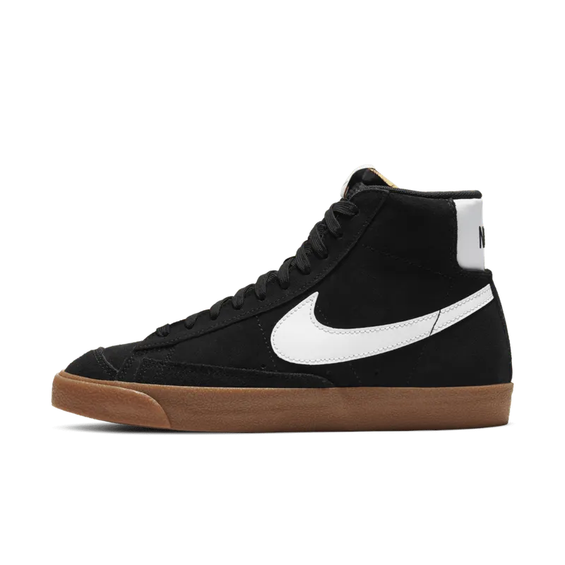 Nike Blazer Mid 77 Black White Gum (W) Black/White-Gum Medium Brown (DB5461-001)