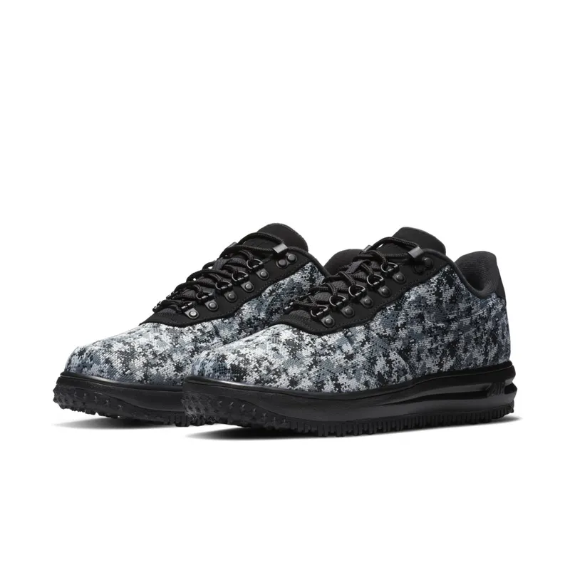 Nike Lunar Force 1 Duckboot Low Textile Wolf Grey Black/Wolf Grey-White-Cool Grey (AV3818-001)