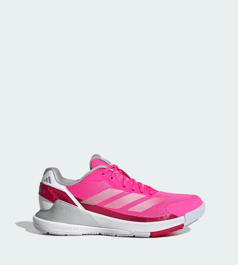 Adidas Crazyquick Lightstrike Padelschoenen Lucid Pink / Silver Metallic / Lucid Red (IH3395)