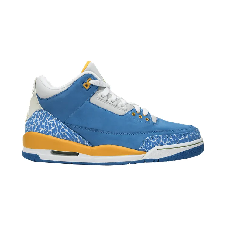 Air Jordan 3 Retro LS ‘Do The Right Thing’ Brisk Blue/Radiant Green-Pro Gold (315297-471)