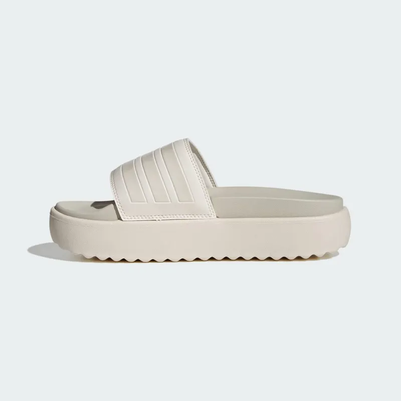 Adidas adilette Platform Chalk White / Chalk White / Orbit Grey (IH8974)