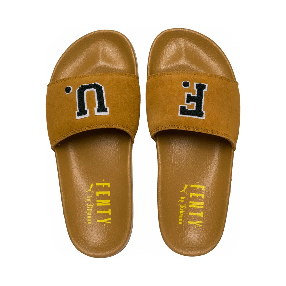 Puma Leadcat Slide Rihanna Fenty FU Brown (W) Golden Brown/Scarab (367087-02)