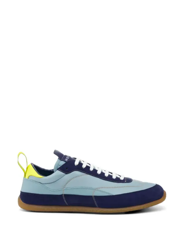 Alexander McQueen EC1 sneakers with suède afwerking and vlakken – Blue (854015WIAJ4)