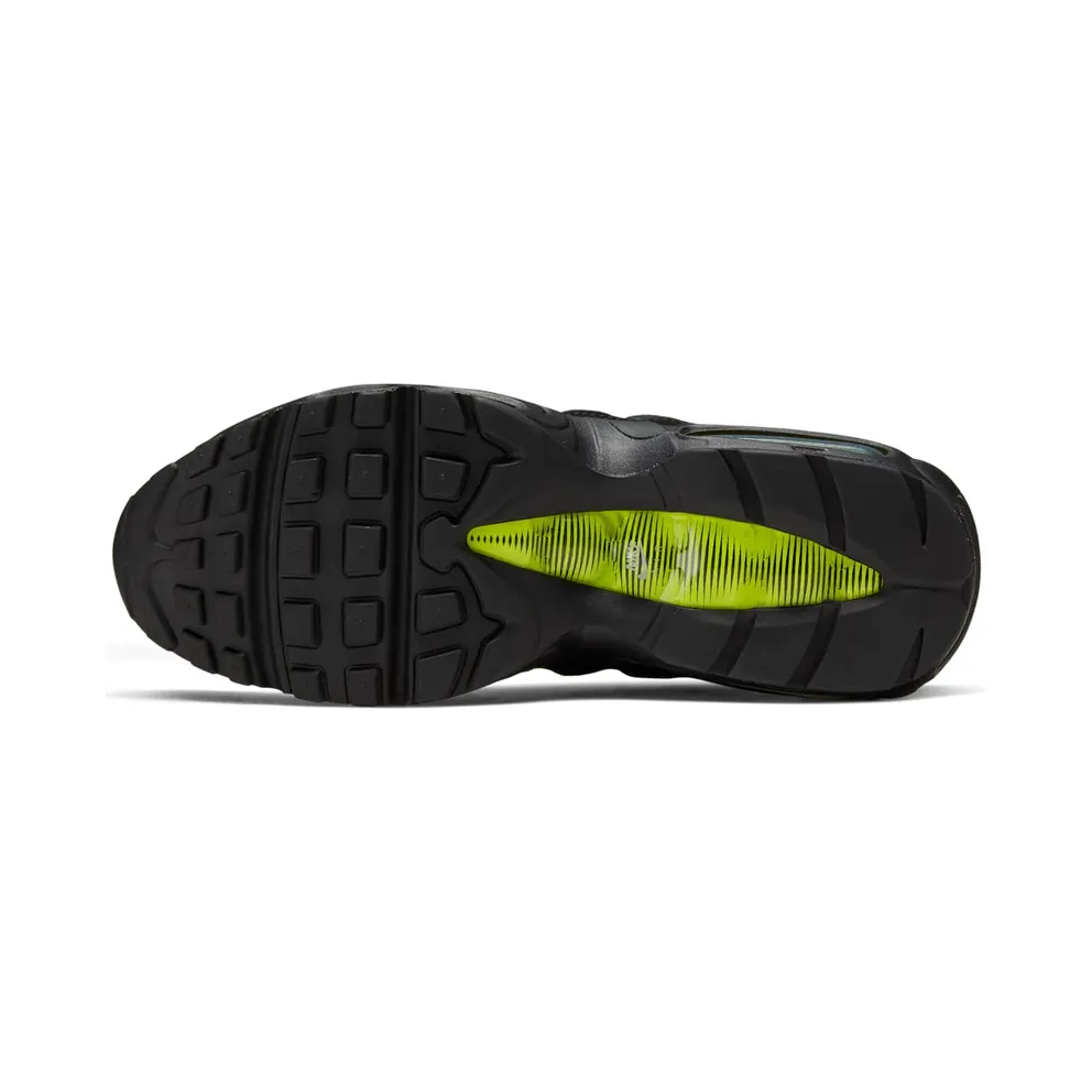 Nike Air Max 95 Retro Logo Black Grey Volt Black/Wolf Grey-Cool Grey-Volt (CV1635-002)