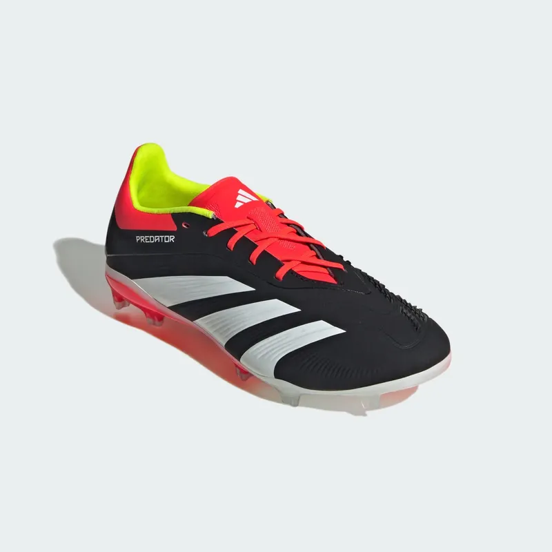adidas Predator 24 Elite FG Core Black Cloud White Solar Red (IG7746)