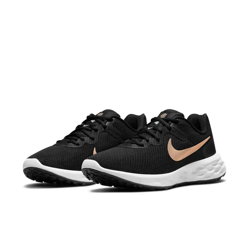 Nike Revolution 6 Next Nature Road Running Black 50% Sustainable Materials (DC3729-005)