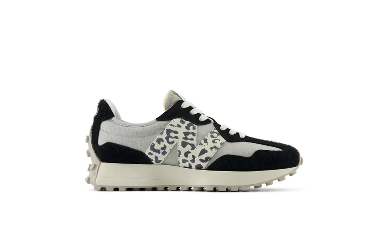 New Balance 327 Black Grey Leopard (WS327AP)