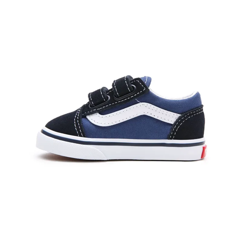 Vans Baby Navy & Blue Old Skool V Sneakers (VN000D3YNVY1)