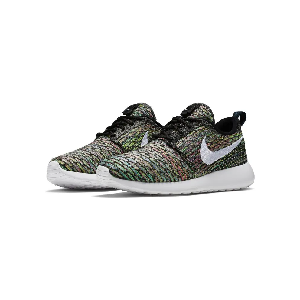 Nike Womens Roshe Run Flyknit Multicolor (2015) (704927-001)