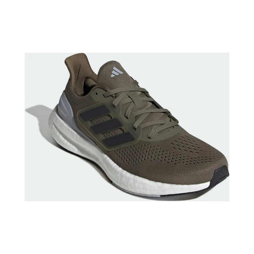 adidas Pureboost 23 Olive Strata Core Black Halo Silver (IF1548)
