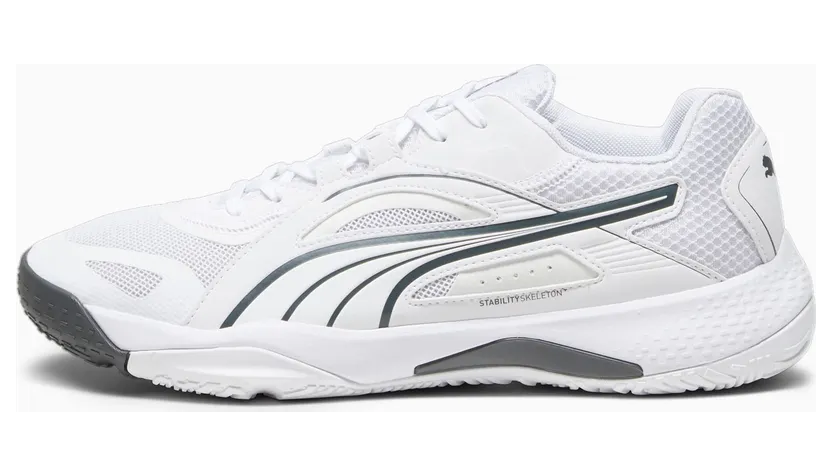 Puma Solarstrike II indoorsportschoenen Wit/Grijs (106881-06)