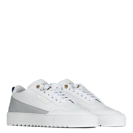 Mason Garments Torino Leather/Stamp White/Cement (FW20-12B)