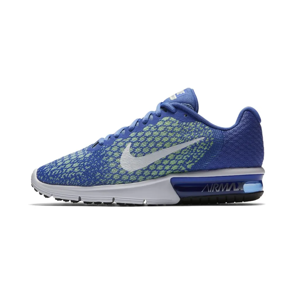 Nike Air Max Sequent 2 Medium Blue Ghost Green (W) Medium Blue/Ghost Green-Barely Volt-White (852465-400)
