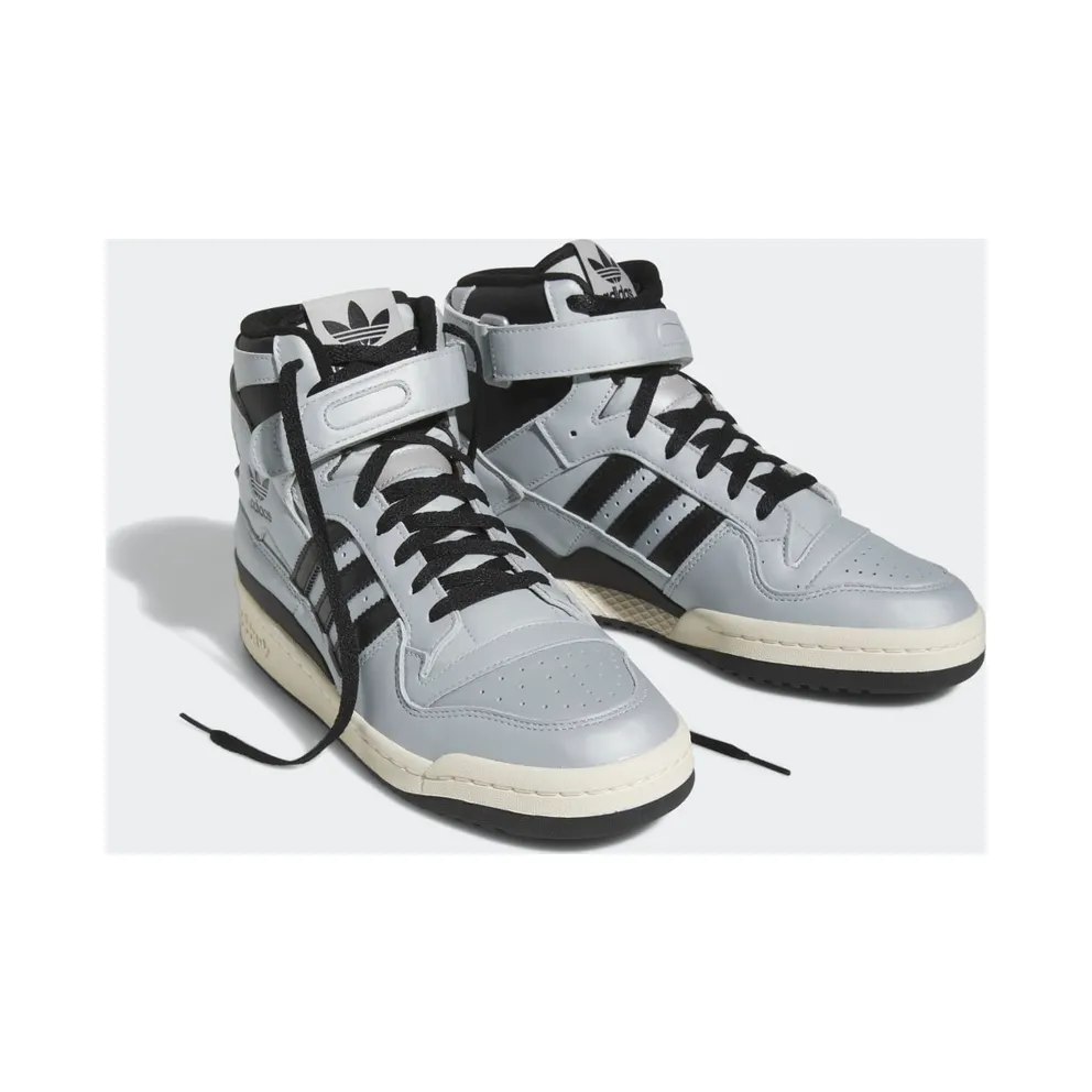 Adidas Forum 84 High Silver Metallic / Core Black / Grey Two (FZ6302)