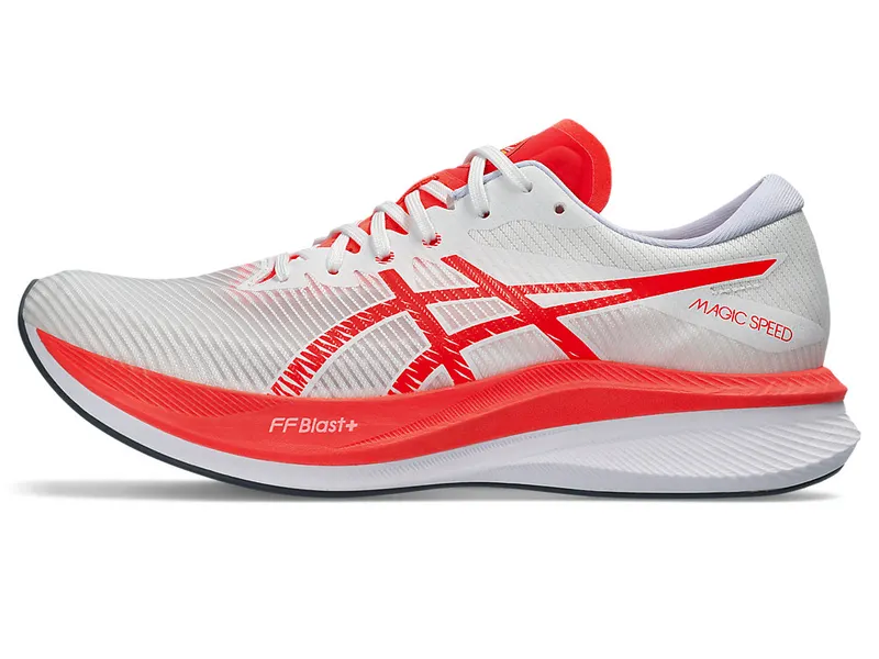 Asics Magic Speed 3 White/Sunrise Red (1011B848.100)