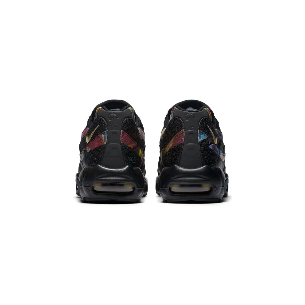 Nike Air Max 95 Galaxy Splatter Black/Metallic Gold-Cobalt Blaze (AT6142-001)