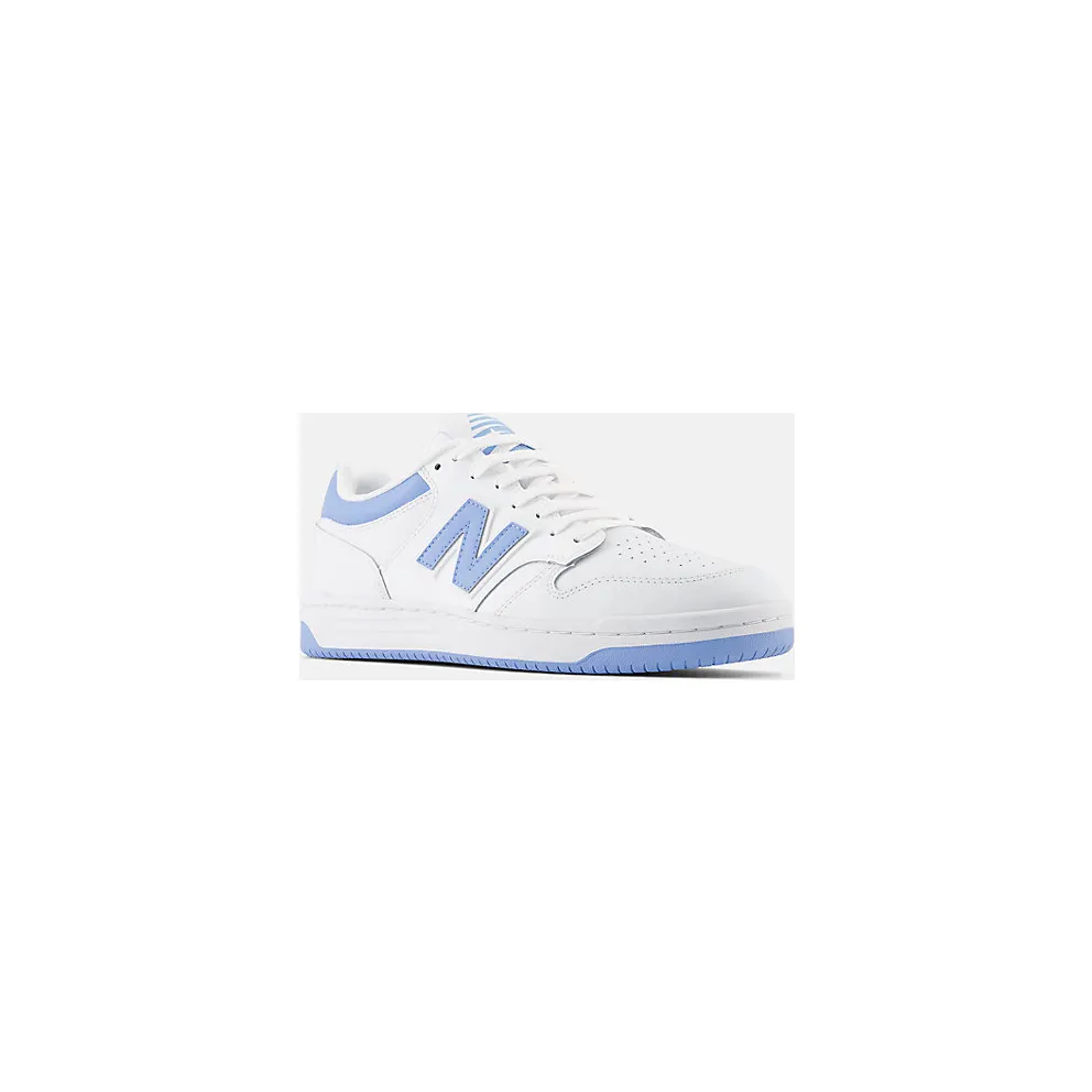New Balance 480 UNC White Team Carolina Light Aluminum (BB480LTC)