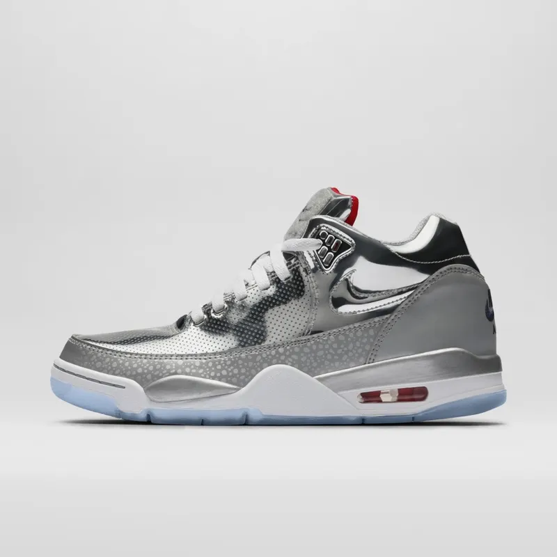 Nike Flight Squad Metallic Silver Metallic Silver/Metallic Silver-Midnight Navy (679260-002)