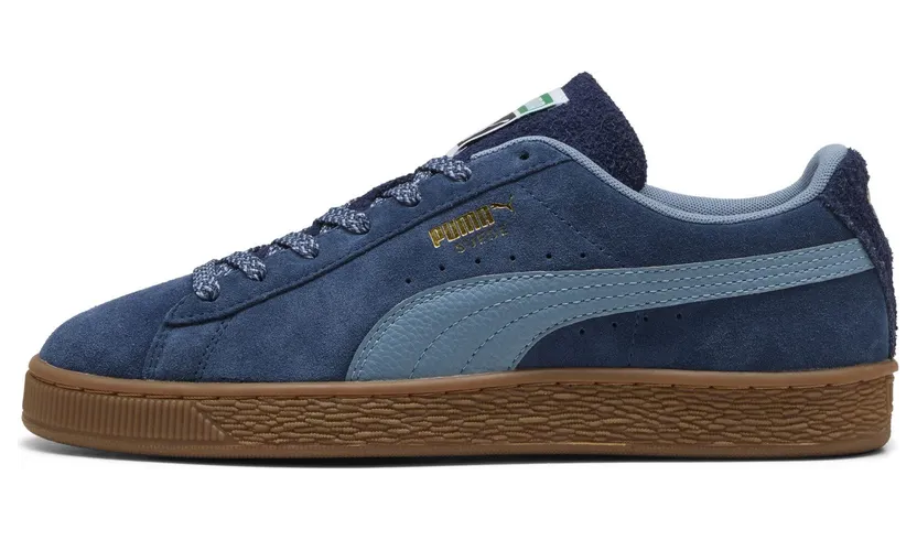Puma Suede Fuzzy “Persian Blue / Gum” (403227_01)
