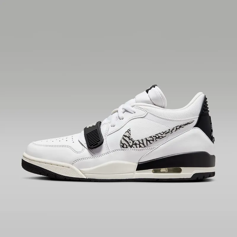Air Jordan Legacy 312 Low “White Black Elephant Swoosh” (CD7069-110)