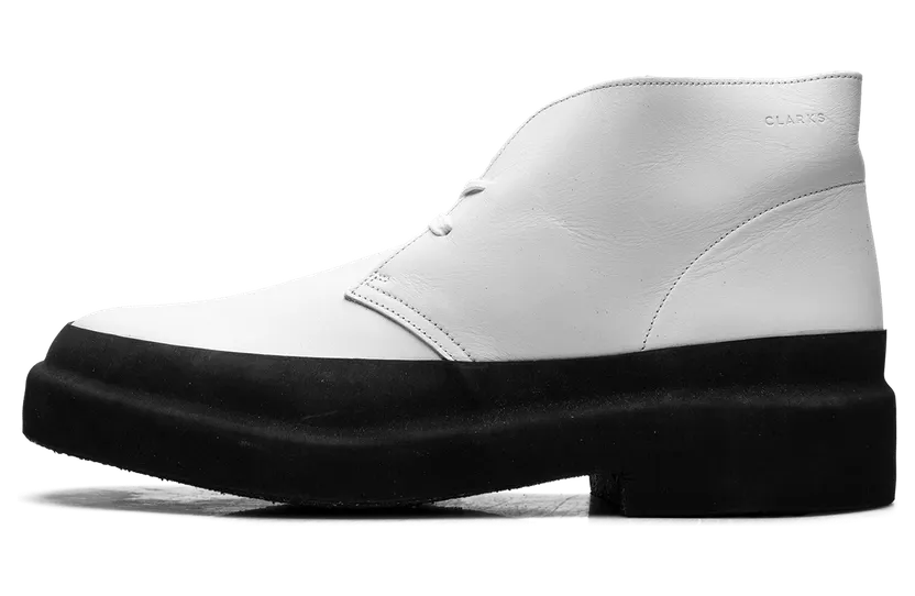 Clarks Originals Desert Galosh “White Leather” (26156082)