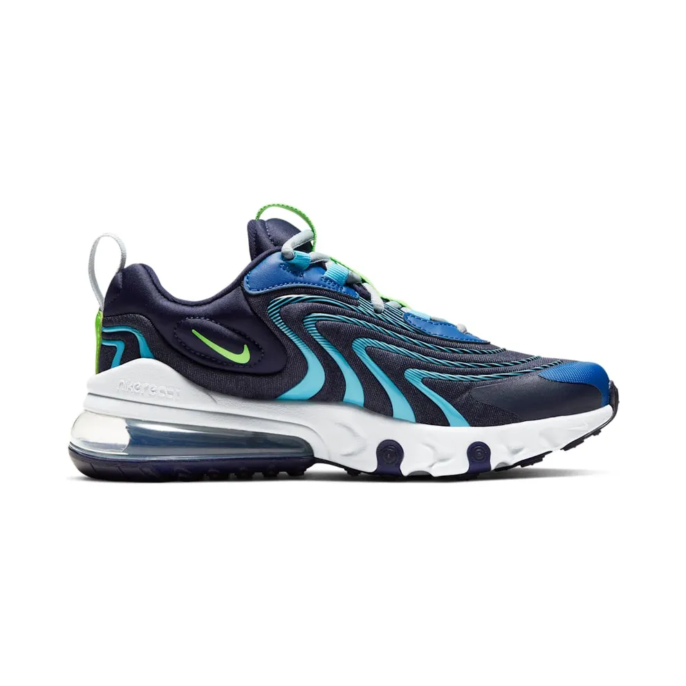 Nike Air Max 270 React ENG Older Kids’ Blue (CD6870-400)