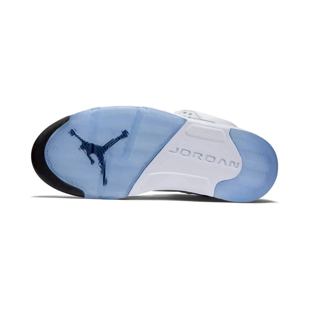 Jordan 5 Retro Metallic White (2015) White/Metallic Silver-Black (136027-130)