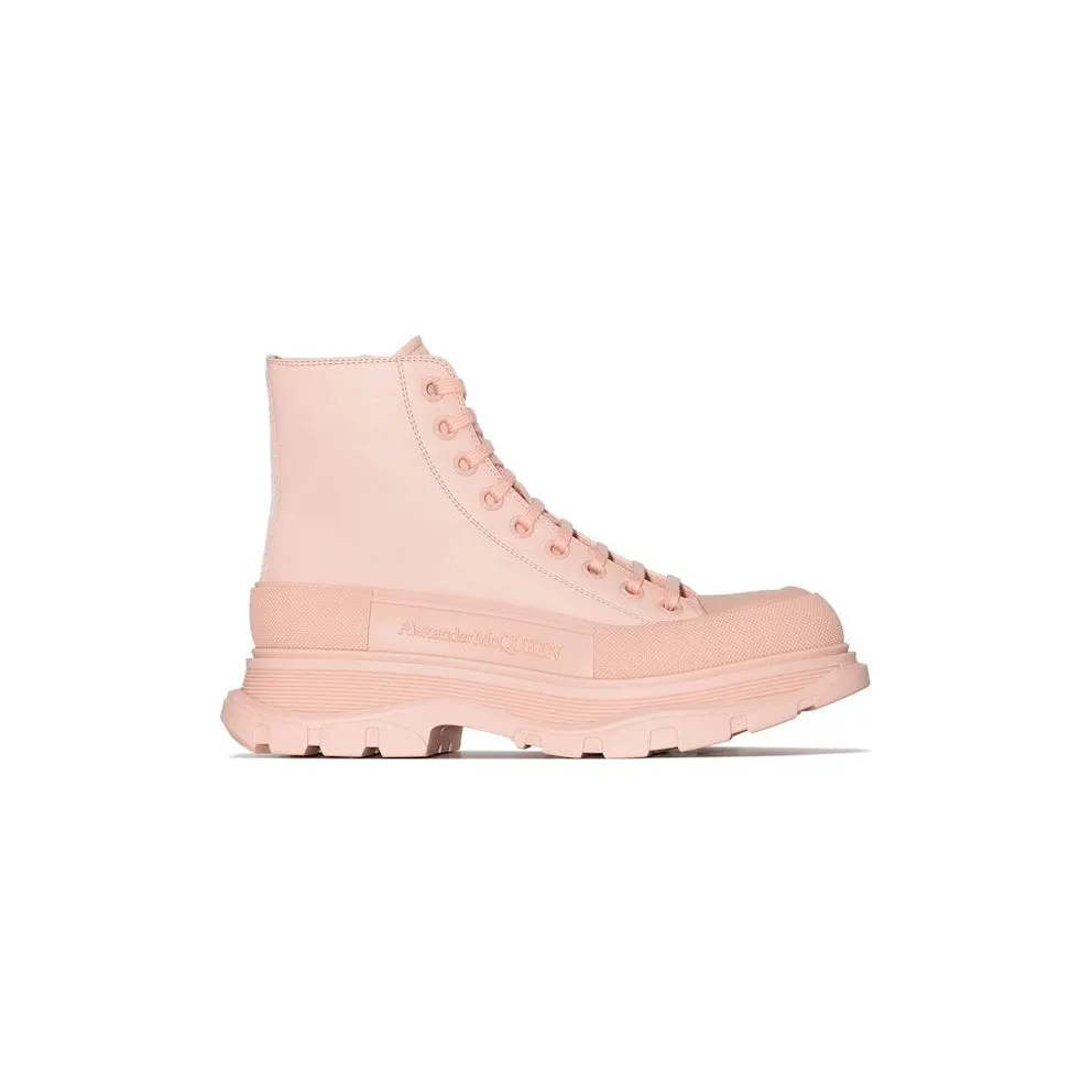 Alexander McQueen Tread Slick Boot Pink Leather (633900WHZ627129)