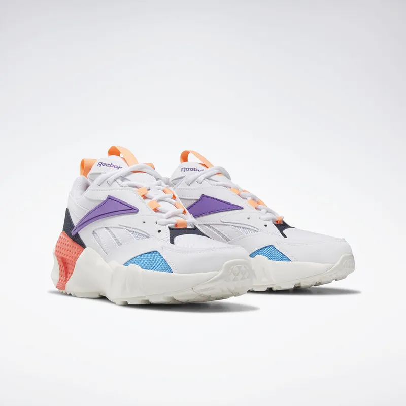 Reebok Aztrek Double White Grape Punch (W) White/Grape Punch-Teal Gem (Other Brands Other)