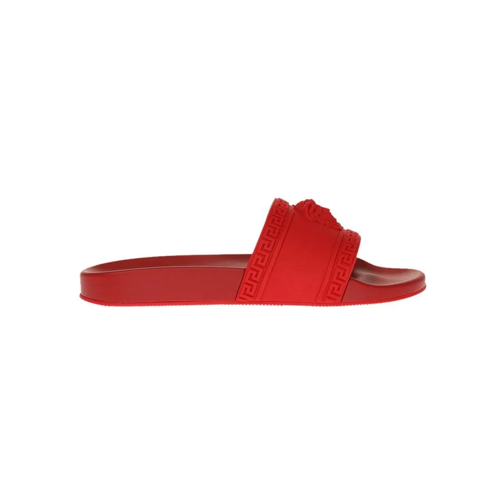 Versace Palazzo Slides Red Cardinale (DSU5883 DGO9G D6G)