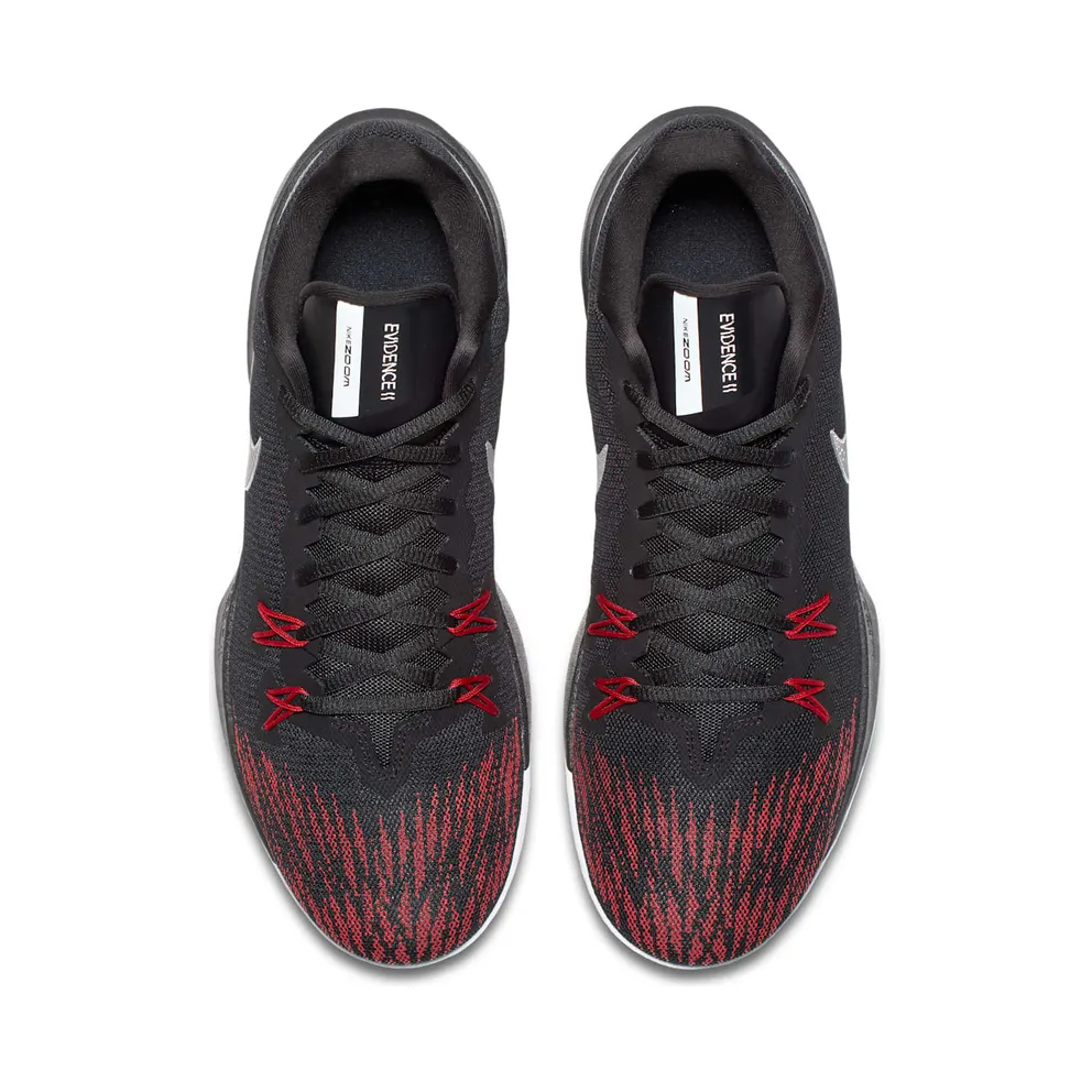 Nike Zoom Evidence 2 2 Black Black/Metallic Silver (908976-006)