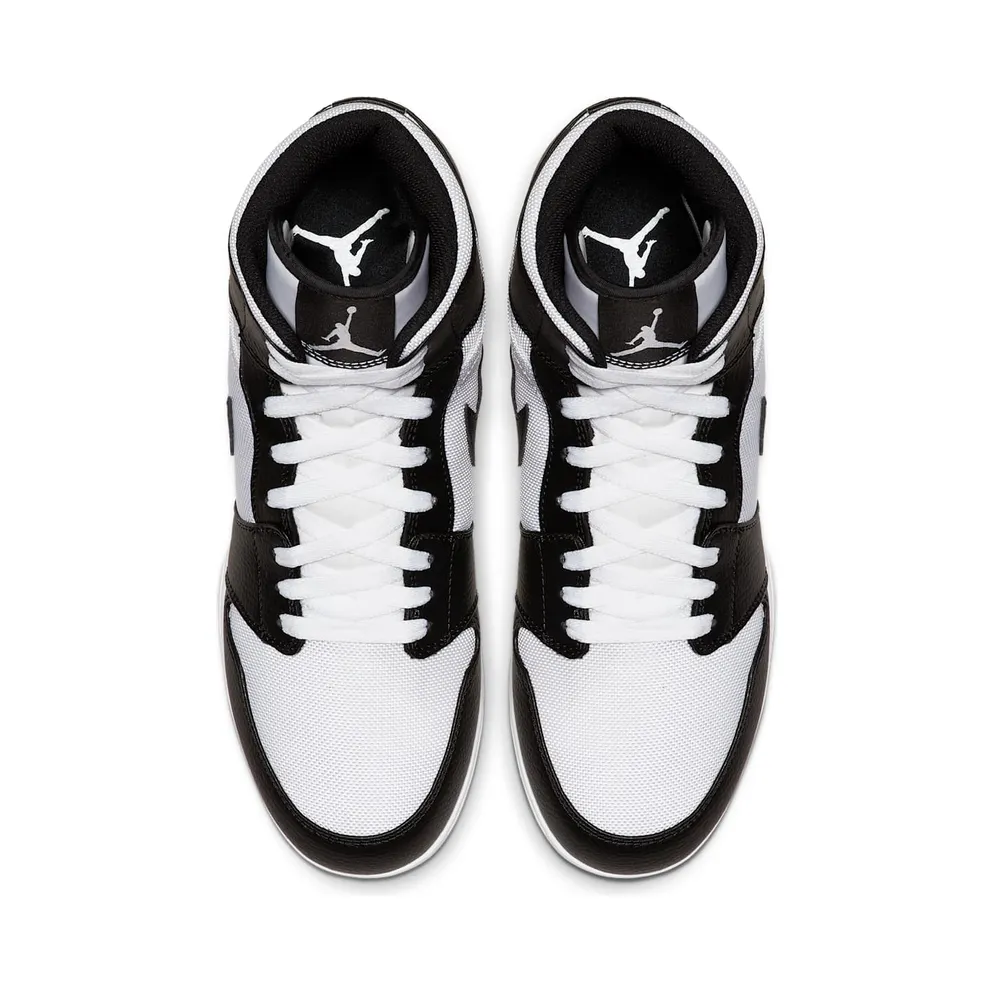Jordan 1 TD Mid White Black White/Black-Black (AR5604-100)