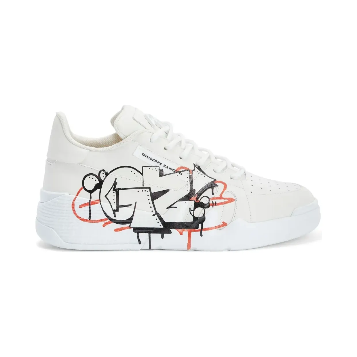 Giuseppe Zanotti Talon met print “White” (RW30025002)