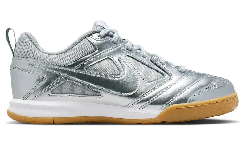 Nike Gato LV8 Metallic Silver White Gum Light Brown (II7084-001)
