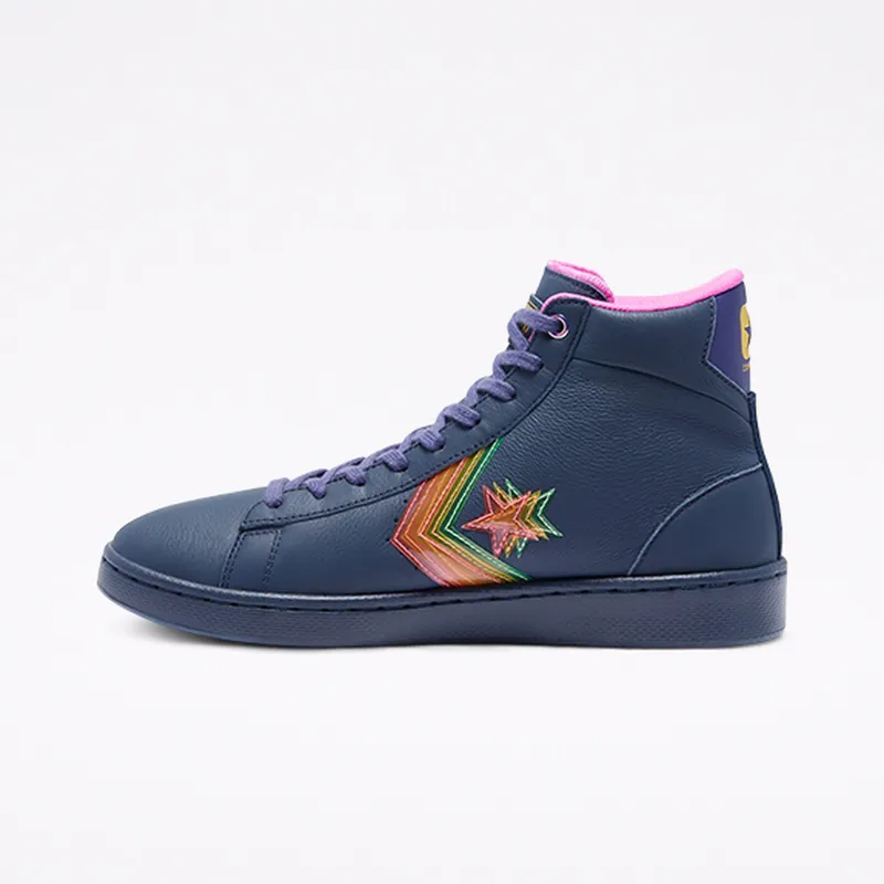 Converse Heart Of The City Pro Leather High Top Obsidian/hyper Magenta (170237C)