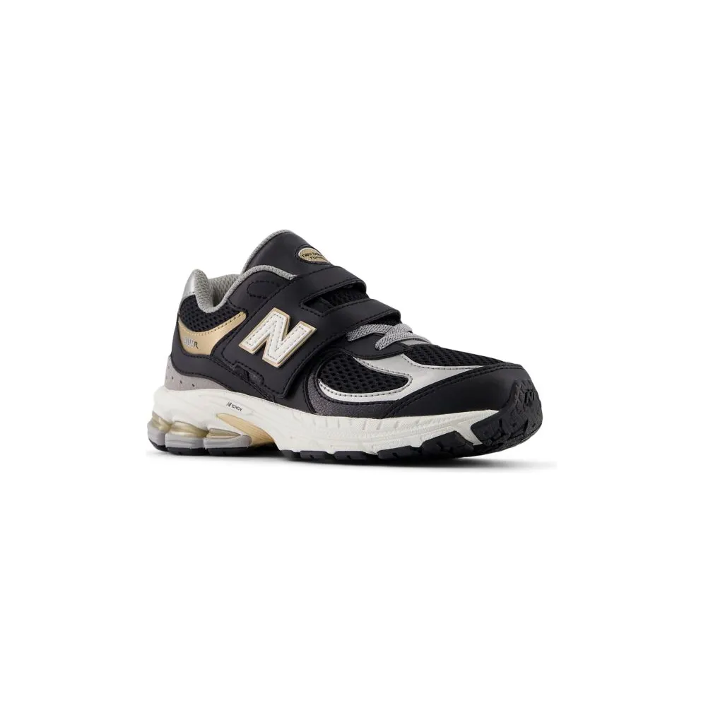 New Balance 2002R Hook & Loop Black Sea Salt Gold (PV2002PO)